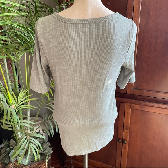 Gap Rib Henley Womens T-Shirt Size Medium - Picture 5 of 9